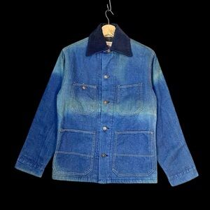 Vintage Edwin Sunfaded Blue Denim Chore Jacket